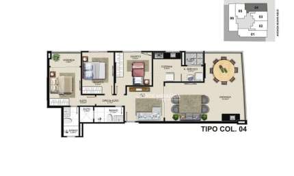 Apartamento com 3 dormitórios à venda por R$ 1.050.000,00 - Praia do Morro - Guarapari/ES