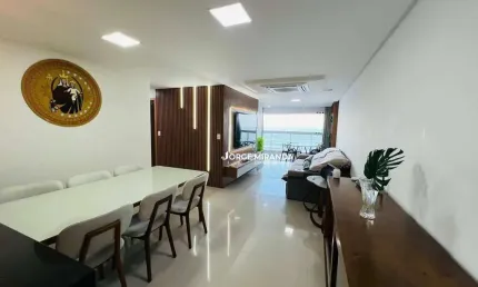 Apartamento com 3 dormitórios à venda por r$ 1.950.000,00 - praia do morro - guarapari/es
