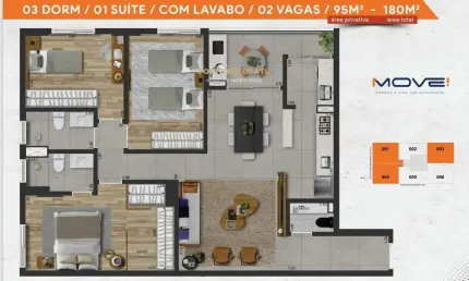 Apartamento com 3 quartos à venda na Rua General Júlio Marcondes Salgado, Centro, Botucatu