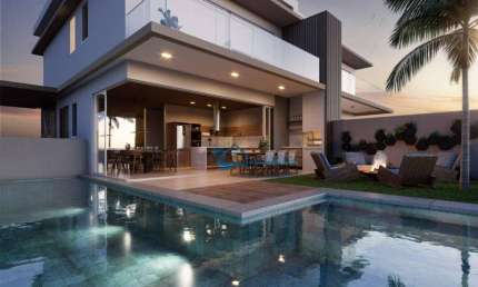 Casa com 4 dormitórios à venda, 410 m² por R$ 5.500.000,00 - Riviera Módulo 16 - Bertioga/SP