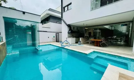 Casa com 5 dormitórios, 337 m² - venda por r$ 6.500.000,00 ou aluguel por r$ 3.500,00/dia - riviera - módulo 24 - bertioga/sp