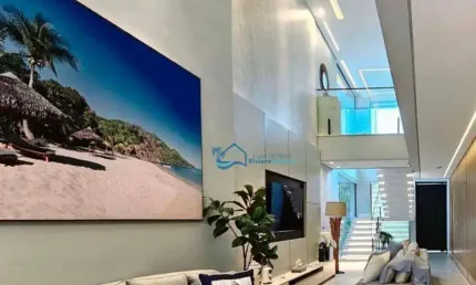 Casa com 6 dormitórios à venda, 334 m² por R$ 7.450.000,00 - Riviera Módulo 16 - Bertioga/SP