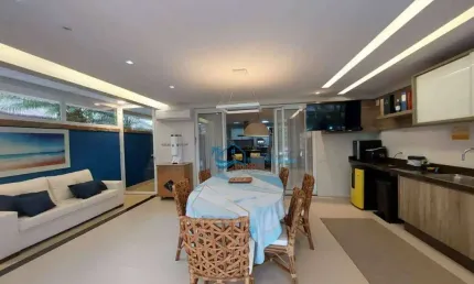 Apartamento com 5 dormitórios à venda, 357 m² por r$ 7.300.000,00 - riviera módulo 07 - bertioga/sp
