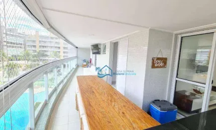 Apartamento com 4 dormitórios à venda, 123 m² por R$ 3.900.000,00 - Riviera - Módulo 7 - Bertioga/SP