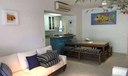 Apartamento com 2 dormitórios para alugar, 92 m² por R$ 1.800,00/dia - Riviera - Módulo 7 - Bertioga/SP