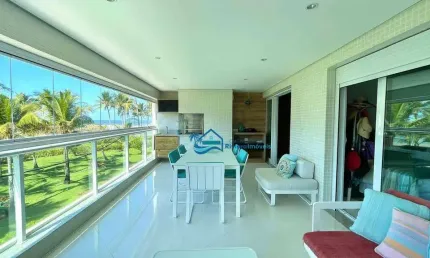 Apartamento com 3 dormitórios para alugar, 132 m² por R$ 23.000,00/mês - Riviera Módulo 3 - Bertioga/SP