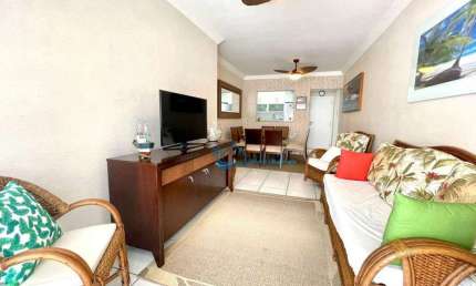 Apartamento com 3 dormitórios para alugar, 118 m² por R$ 2.200,00/dia - Riviera Módulo 2 - Bertioga/SP
