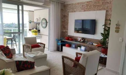 Apartamento com 3 dormitórios para alugar, 132 m² por R$ 2.500,00/dia - Riviera - Bertioga/SP