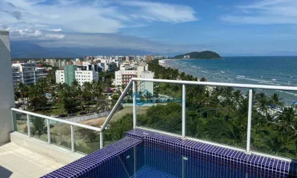 Cobertura com 5 dormitórios para alugar, 347 m² por R$ 5.800,00/dia - Riviera Módulo 3 - Bertioga/SP