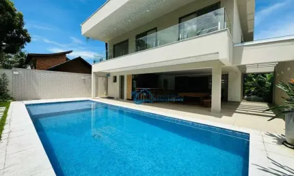 Casa com 6 dormitórios à venda, 385 m² por r$ 9.500.000,00 - riviera módulo 03 - bertioga/sp