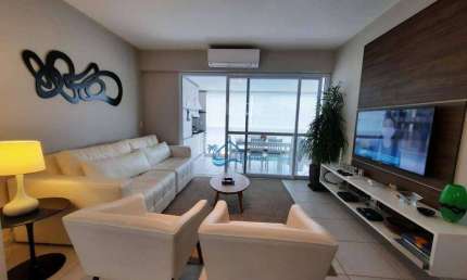 Apartamento com 3 dormitórios para alugar, 138 m² por R$ 3.800,00/dia - Riviera - Módulo 8 - Bertioga/SP