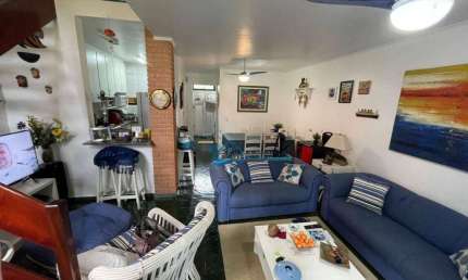 Village com 2 dormitórios para alugar, 106 m² por R$ 1.500,00/dia - Riviera Módulo 30 - Bertioga/SP