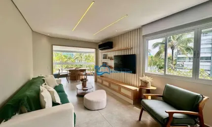 Apartamento com 3 dormitórios à venda, 114 m² por r$ 4.200.000,00 - riviera módulo 02 - bertioga/sp