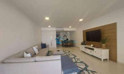 Apartamento com 4 dormitórios para alugar, 264 m² por R$ 3.800,00/dia - Riviera Módulo 7 - Bertioga/SP
