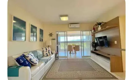 Apartamento com 3 dormitórios para alugar, 98 m² por R$ 12.000,00/mês - Jardim  São Lourenço - Bertioga/SP