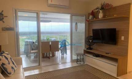 Apartamento com 3 dormitórios para alugar, 98 m² por R$ 750,00/dia - Jardim  São Lourenço - Bertioga/SP
