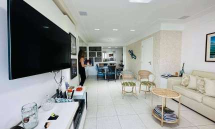 Apartamento com 3 dormitórios para alugar, 132 m² por R$ 3.400,00/dia - Riviera - Módulo 8 - Bertioga/SP