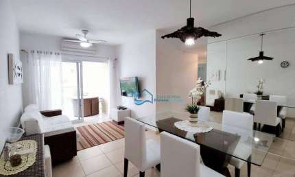 Apartamento com 3 dormitórios para alugar, 90 m² por R$ 1.900/dia - Riviera - Módulo 7 - Bertioga/SP