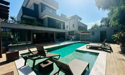 Casa com 6 dormitórios à venda, 500 m² por r$ 12.500.000,00 - riviera módulo 17 - bertioga/sp