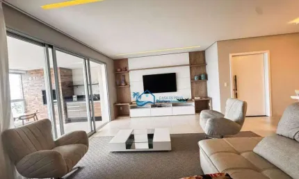 Apartamento com 5 dormitórios para alugar, 216 m² por r$ 5.900,00/dia - riviera módulo 7 - bertioga/sp
