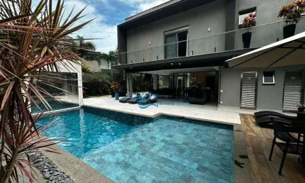 Casa com 5 dormitórios à venda, 416 m² por R$ 13.900.000,00 - Riviera Módulo 12 - Bertioga/SP