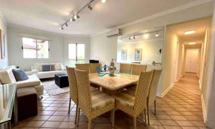 Apartamento com 4 dormitórios para alugar, 113 m² por R$ 1.200,00/dia - Riviera Módulo 03 - Bertioga/SP
