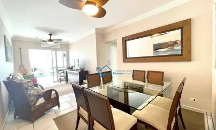 Apartamento com 3 dormitórios para alugar, 118 m² por R$ 12.000,00/mês - Riviera Módulo 02 - Bertioga/SP