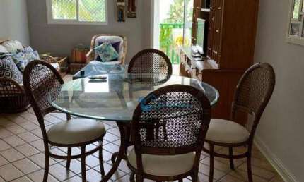 Apartamento com 3 dormitórios para alugar, 113 m² por R$ 900,00/dia - Riviera Módulo 03 - Bertioga/SP