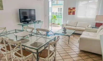 Apartamento com 3 dormitórios para alugar, 60 m² por R$ 1.000,00/dia - Riviera Módulo 03 - Bertioga/SP