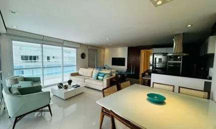 Apartamento com 3 dormitórios à venda, 141 m² por r$ 4.400.000 - riviera módulo 07 - bertioga/sp