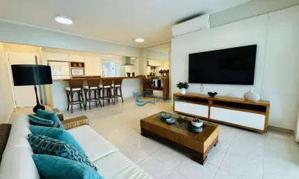 Apartamento com 3 dormitórios à venda, 140 m² por r$ 4.900.000,00 - riviera módulo 07 - bertioga/sp