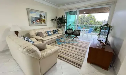 Apartamento com 4 dormitórios para alugar, 132 m² por R$ 13.500,00/mês - Riviera Módulo 03 - Bertioga/SP
