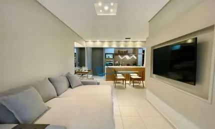 Apartamento com 3 dormitórios à venda, 91 m² por r$ 3.200.000,00 - riviera módulo 2 - bertioga/sp