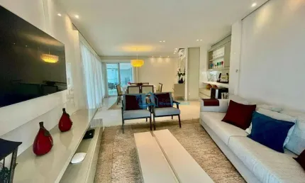 Apartamento com 4 dormitórios à venda, 254 m² por r$ 10.800.000,00 - riviera - módulo 8 - bertioga/sp