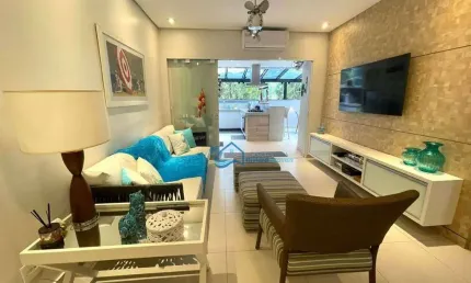 Apartamento com 3 dormitórios para alugar, 125 m² por R$ 12.000,00/mês - Riviera Módulo 2 - Bertioga/SP