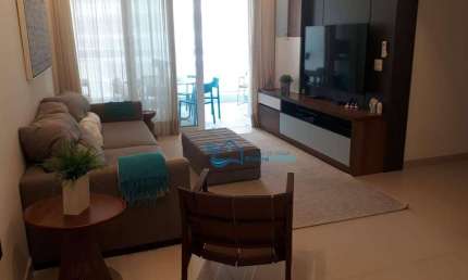 Apartamento com 3 dormitórios para alugar, 113 m² por R$ 3.200,00/dia - Riviera - Módulo 7 - Bertioga/SP
