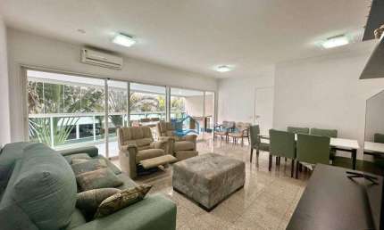 Apartamento com 4 dormitórios para alugar, 186 m² por R$ 18.000,00/mês - Riviera - Módulo 8 - Bertioga/SP