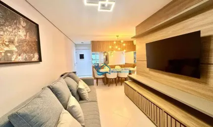 Apartamento com 3 dormitórios à venda, 103 m² por r$ 3.180.000,00 - riviera módulo 2 - bertioga/sp