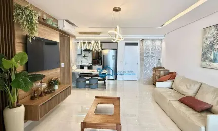 Apartamento com 3 dormitórios à venda, 100 m² por R$ 4.800.000,00 - Riviera Módulo 6 - Bertioga/SP