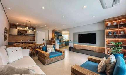 Apartamento com 3 dormitórios, 132 m² - venda por R$ 4.900.000,00 ou aluguel por R$ 22.000,00/mês - Riviera - Módulo 7 - Bertioga/SP