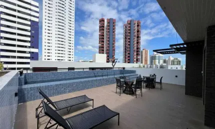 Excelente Apartamento com 2 Quartos sendo 1 Suíte, 1 Sala e 1 Varanda à venda, 60 m² por R$ 380.000 - Aeroclube - João Pessoa/PB