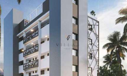 Flat com 1 dormitório, 1 Sala e Cozinha Estilo Americana Integradas à venda, 24 m² por R$ 230.000 - Intermares - Cabedelo/PB