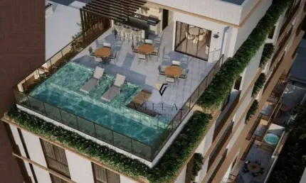 Apartamento com 2 dormitórios, Sala, Cozinha Americana e Varanda à venda, 56 m² por R$ 415.990 - Bessa - João Pessoa/PB