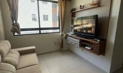 Flat porteira fechada com 1 dormitório, sala e cozinha americana integradas à venda, 37 m² por r$ 395.000 - intermares - cabedelo/pb