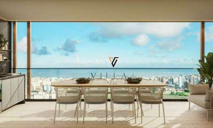 Apartamento com 3 dormitórios, sendo 2 suítes 1 com varanda e varanda gourmet à venda, 89 m² por R$ 1.089.927 - Aeroclube - João Pessoa/PB