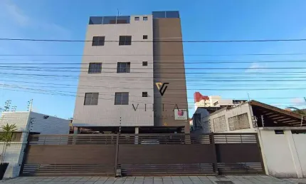Apartamento a 400m da praia com 3 dormitórios, 2 salas, cozinha americana e varanda  à venda, 81 m² por r$ 457.000 - intermares - cabedelo/pb