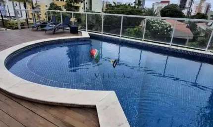Apartamento com 3 dormitórios, 2 salas, varanda e área de lazer completa à venda, 110 m² por R$ 800.000 - Jardim Oceania - João Pessoa/PB