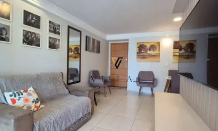 Apartamento extraordinário com 3 dormitórios, 2 salas amplas, cozinha e varanda à venda, 138 m² por r$ 949.000 - aeroclube - joão pessoa/pb