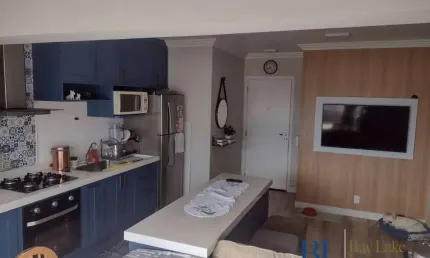 Vende apartamento piscine station resort brás em andar alto - vista livre!!