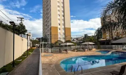 Apartamento para venda em cajamar, portais (polvilho), 2 dormitórios, 1 banheiro, 1 vaga